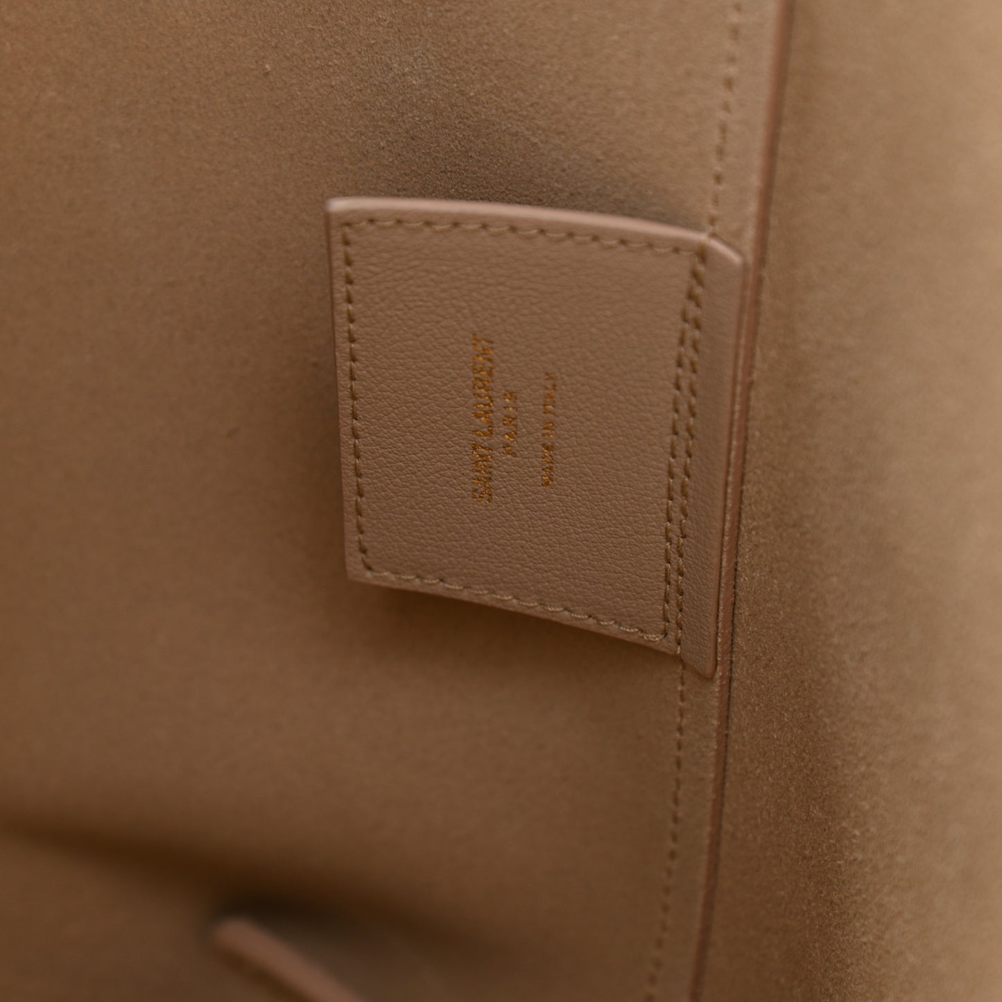 Calfskin Large Shopping Tote Natural