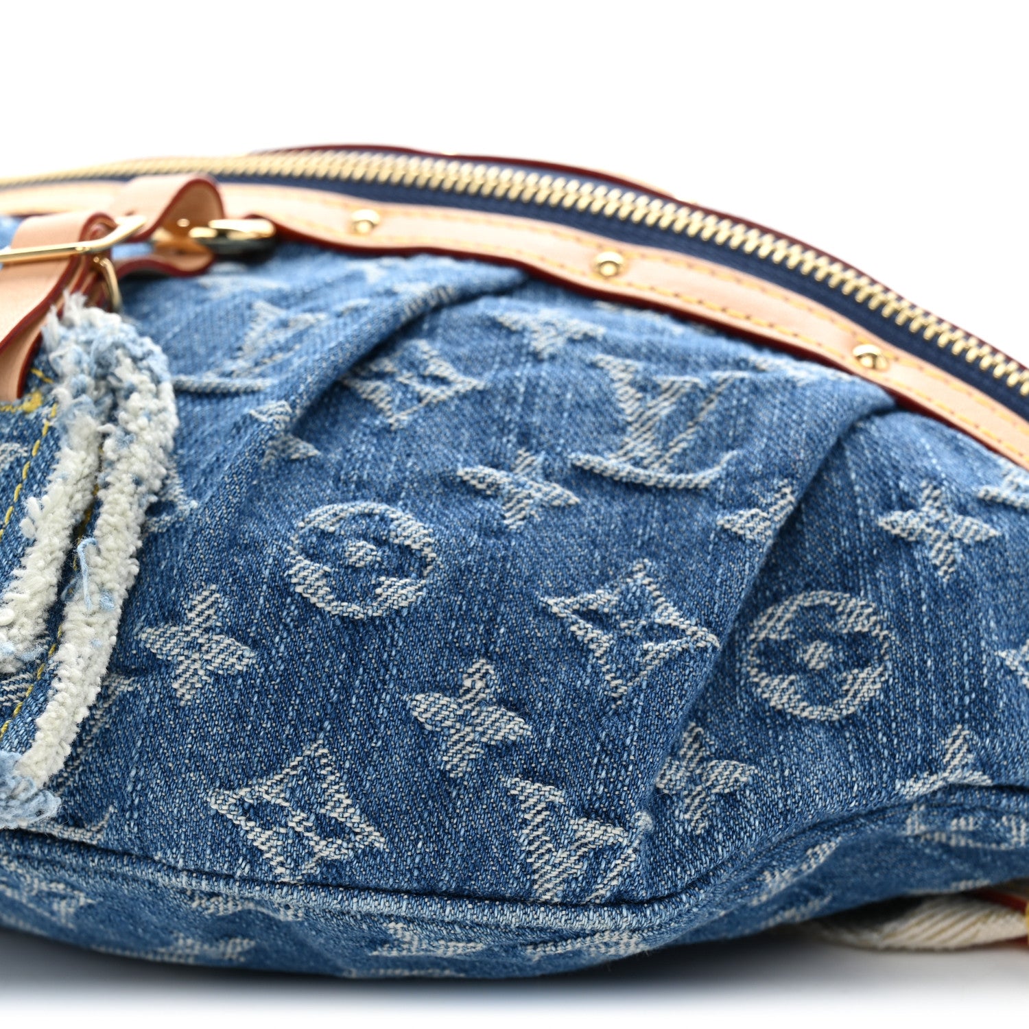 Louis Vuitton Monogram Denim High Rise Bumbag Blue 9 of 9