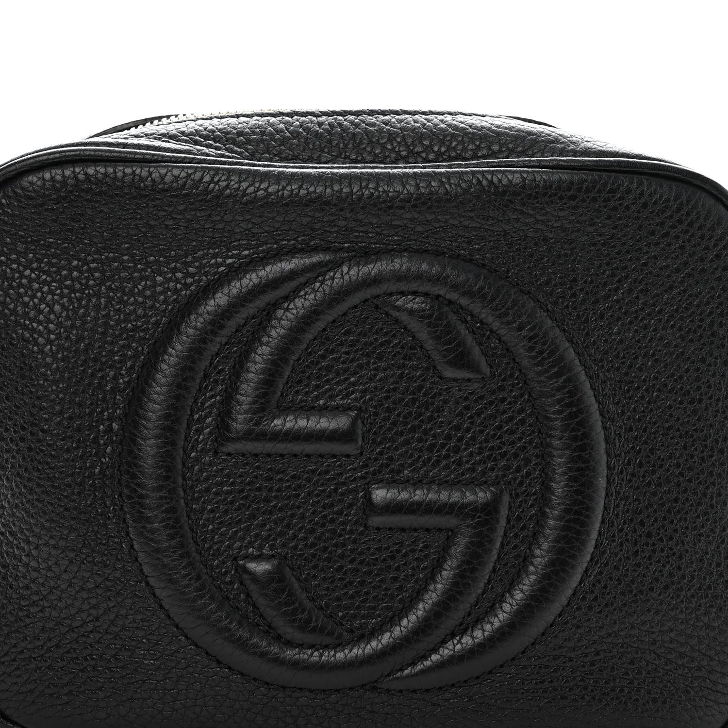 Gucci Pebbled Calfskin Small Soho Disco Bag Black 8 of 13
