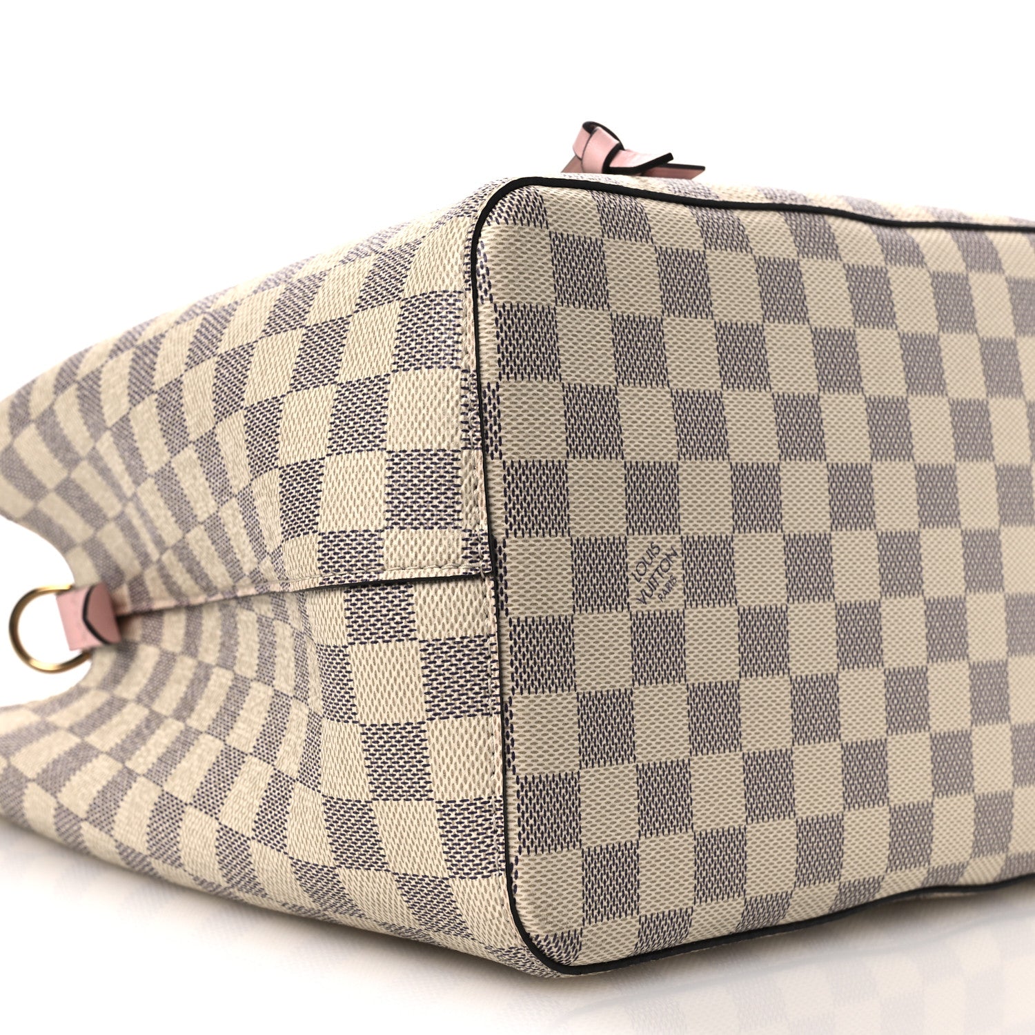 Louis Vuitton Damier Azur Neonoe MM Eau De Rose 8 of 9