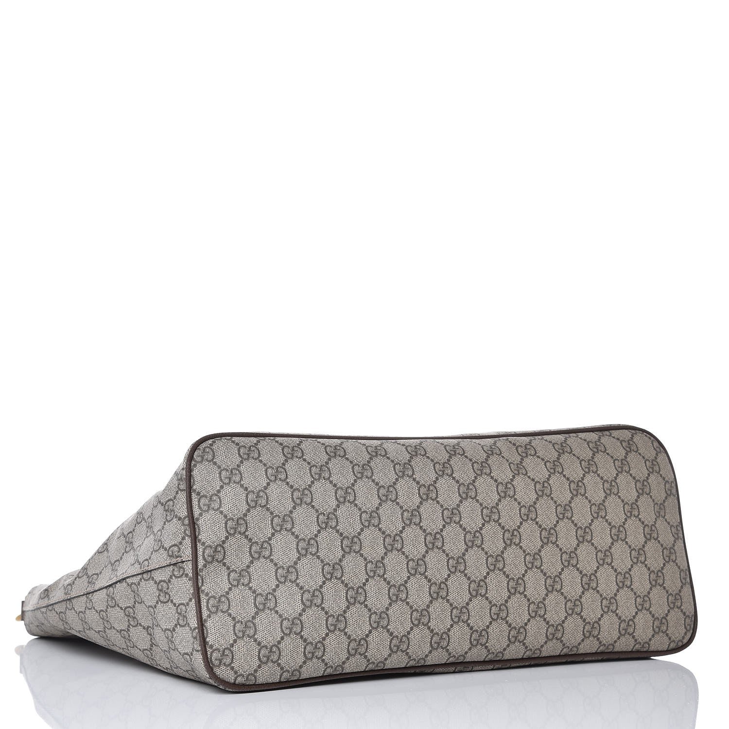 Gucci Soft GG Supreme Monogram Courrier Medium Crossbody Tote Beige New Acero 5 of 13