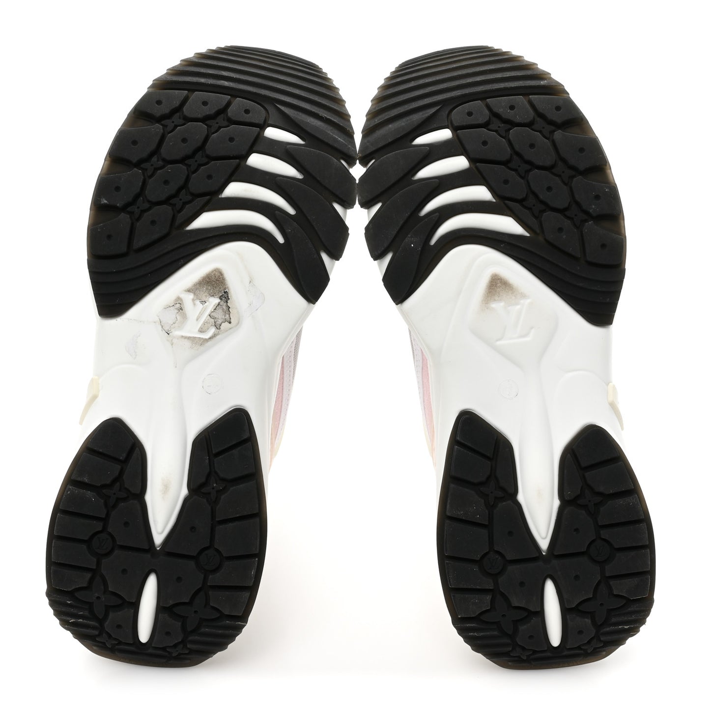 Monogram Calfskin Run 55 Sneakers 35.5 White