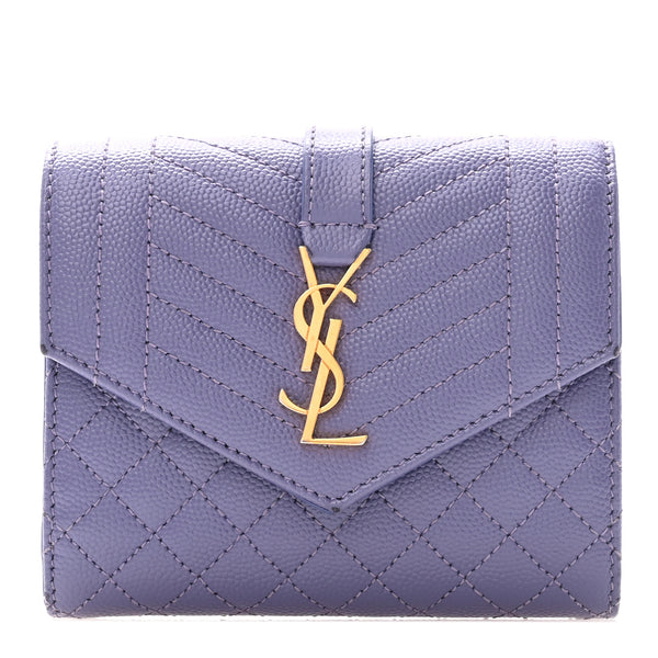 Saint Laurent Grain De Poudre Mixed Matelasse Triquilt Monogram