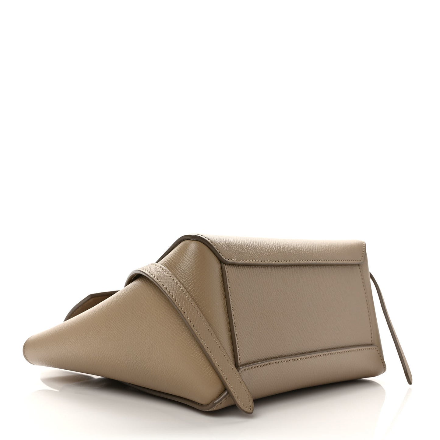 Grained Calfskin Nano Belt Bag Light Taupe