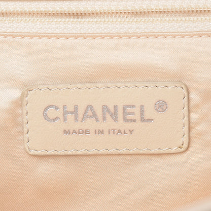 Chanel Lambskin Quilted East West Tote Ivory 6 of 10