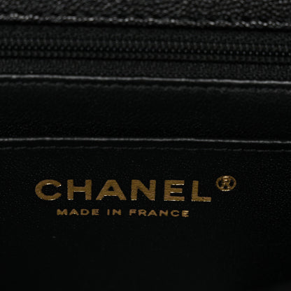 Chanel Caviar Quilted Mini Top Handle Rectangular Flap Black 6 of 11