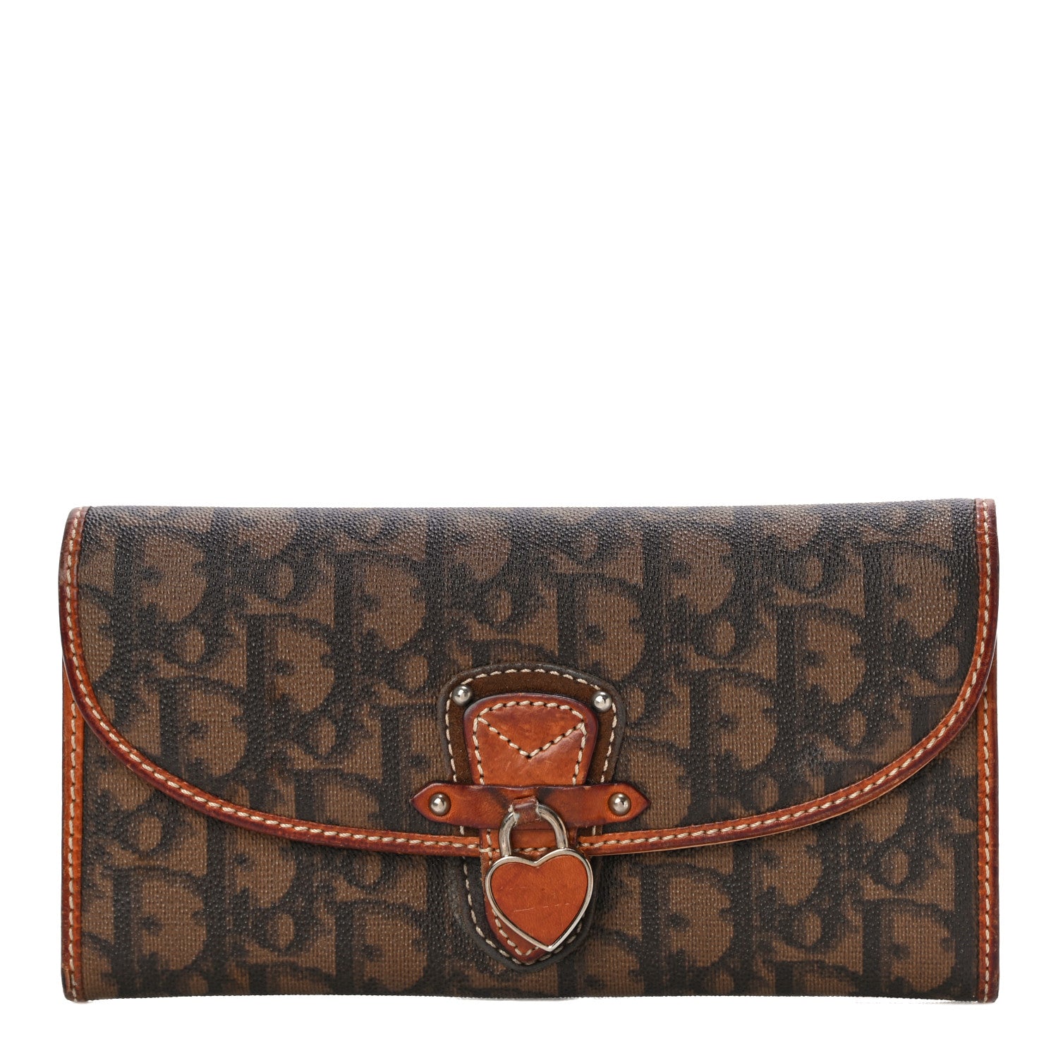 Christian Dior Monogram Trotter Wallet Brown 1 of 20