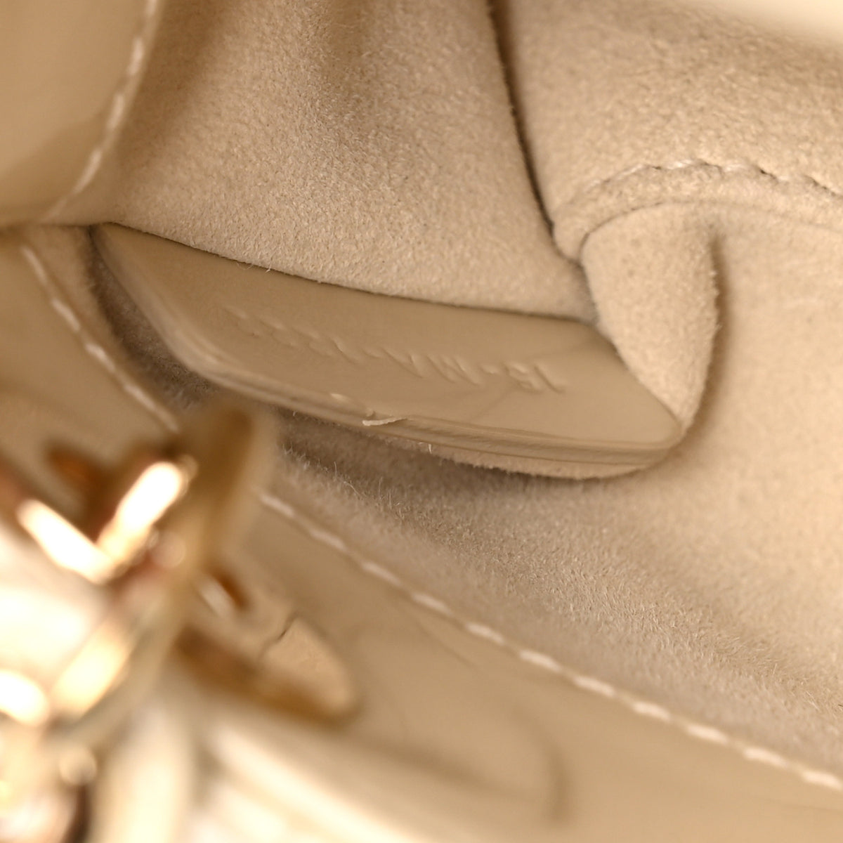 Christian Dior Patent Cannage Micro Lady Dior White 7 of 10