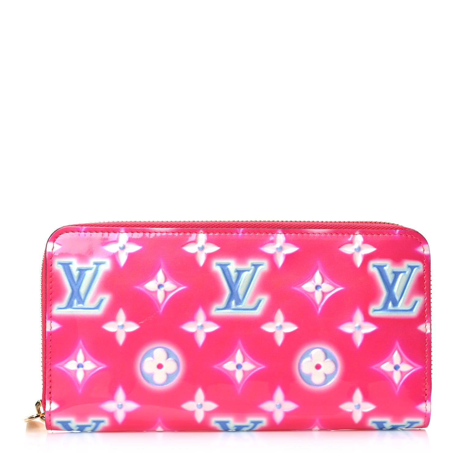 Louis Vuitton Vernis Valentine Zippy Wallet Fuchsia Neon 1 of 9