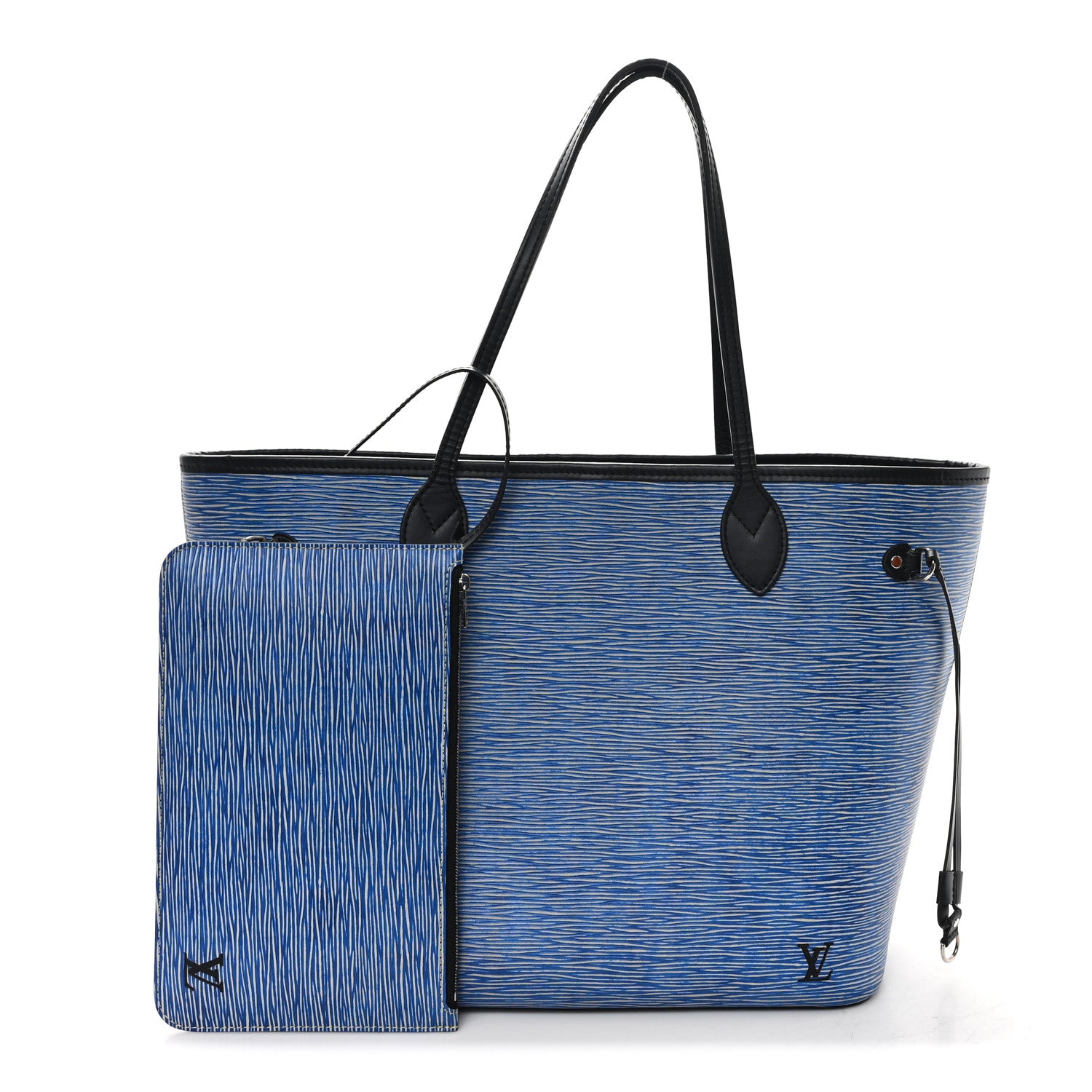 Louis Vuitton Epi Neverfull MM Denim Light 3 of 12