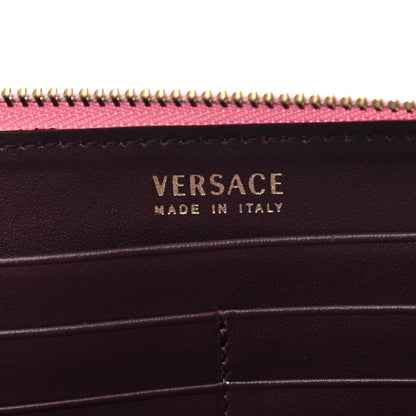 Versace Nappa Zip Around Wallet Pink 6 of 7