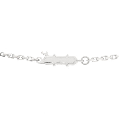 Cartier 18K White Gold Diamond LOVE Paved Necklace 5 of 7