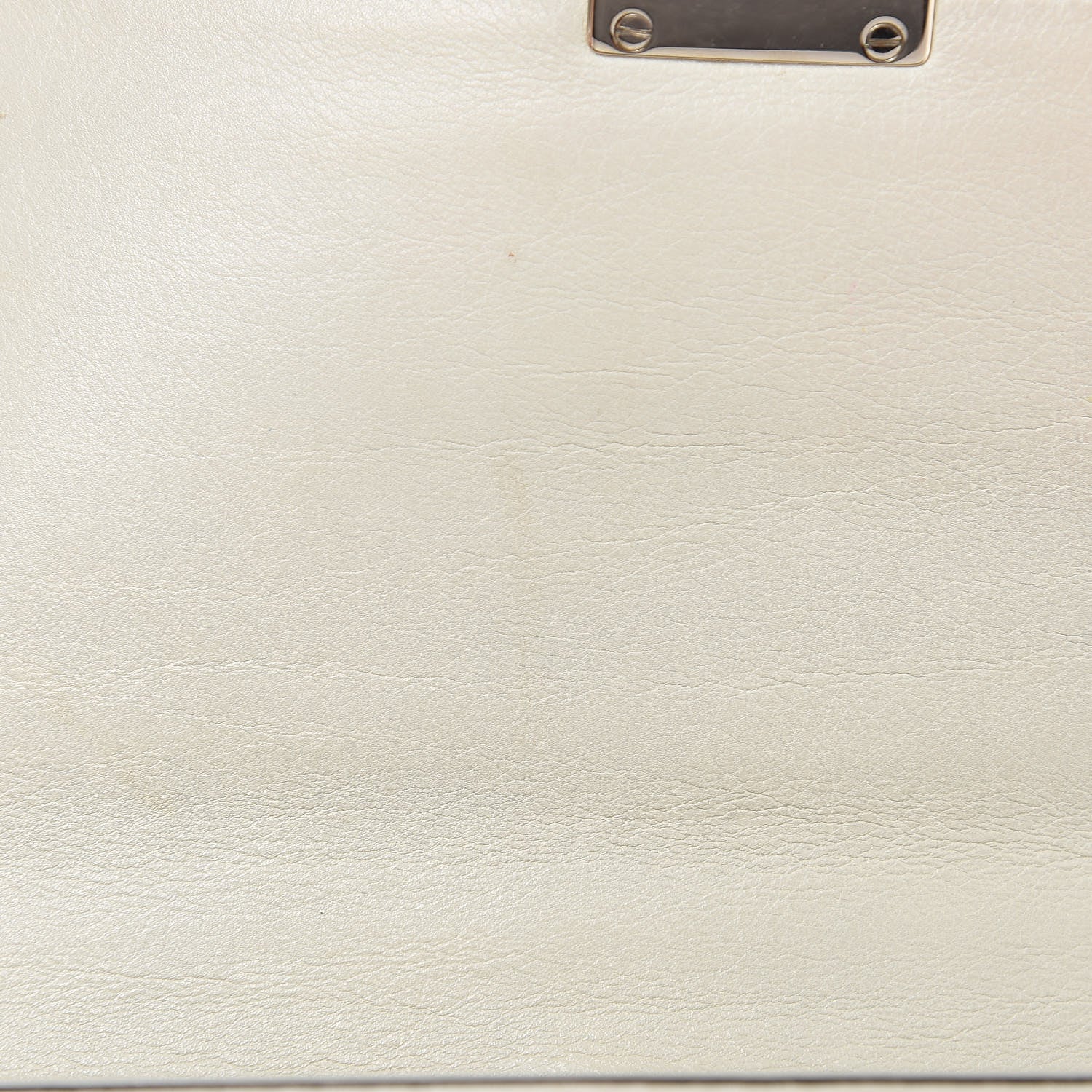 Valentino Garavani Vitello Bi-Color Large Glam Lock Rockstud Flap Fuxia Fluo Ivory 10 of 15