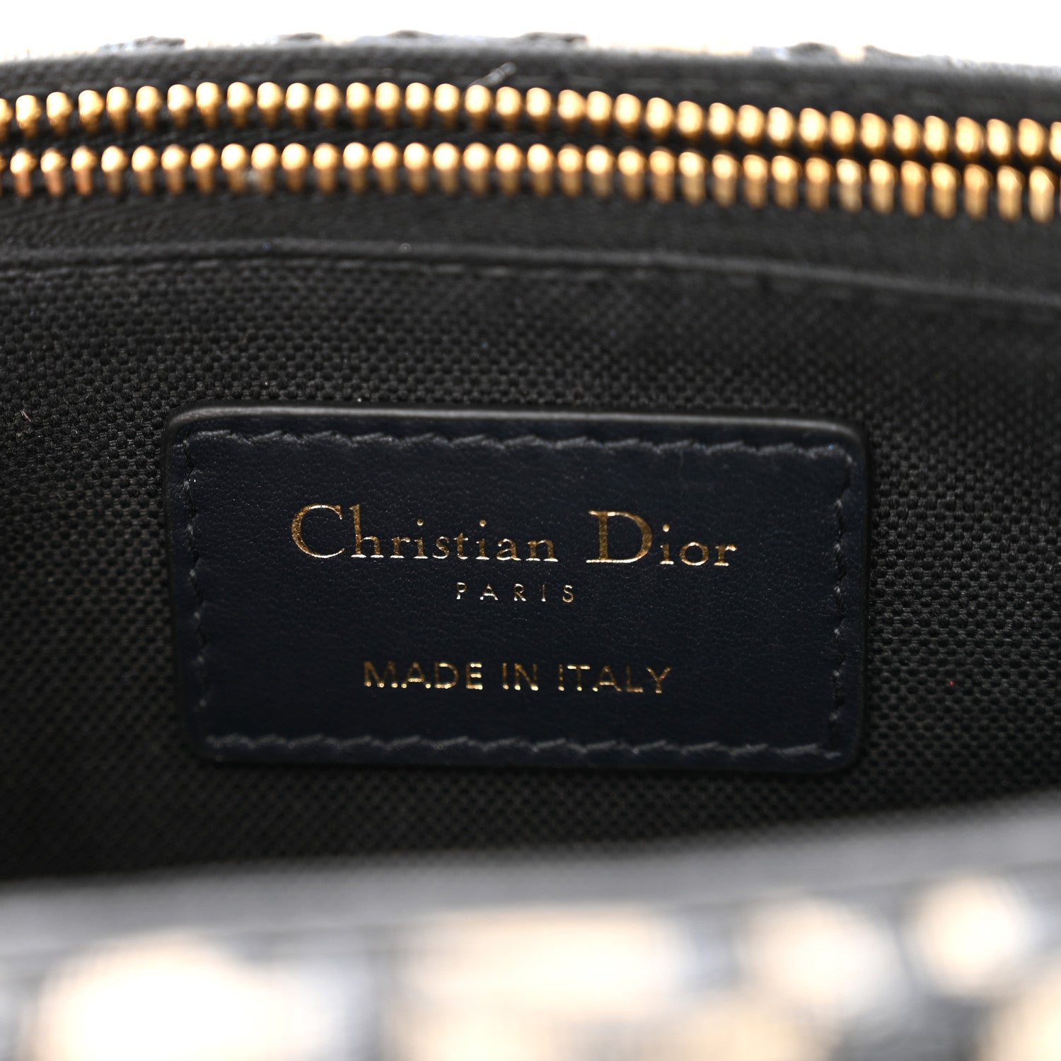 Christian Dior Oblique 30 Montaigne 2-In-1 Pouch Blue 6 of 9