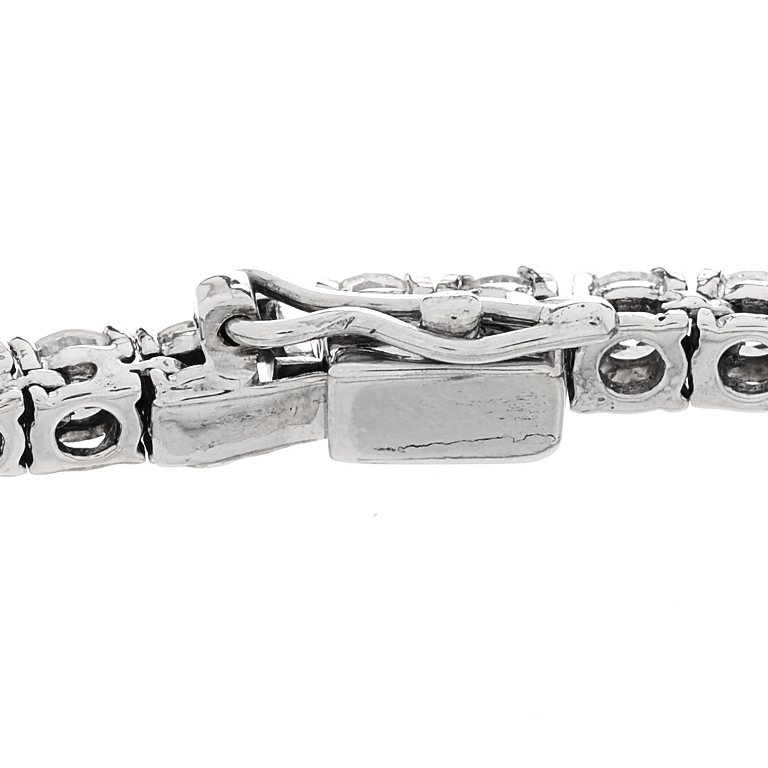 Parker & West by FASHIONPHILE 14K White Gold Diamond 7.42ctw Tennis Bracelet 6 of 6
