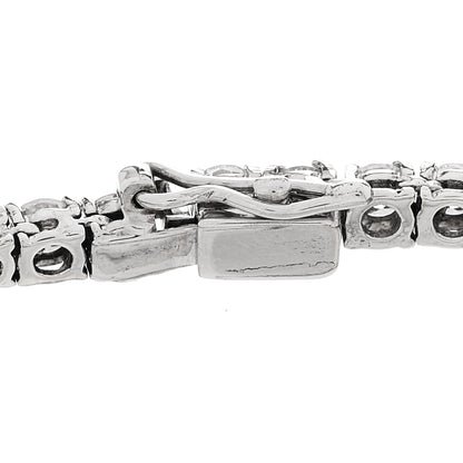 Parker & West by FASHIONPHILE 14K White Gold Diamond 7.42ctw Tennis Bracelet 6 of 6