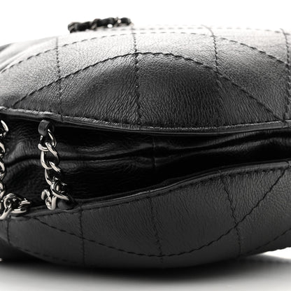Chanel Calfskin Quilted Small Gabrielle Bucket Black 9 of 11