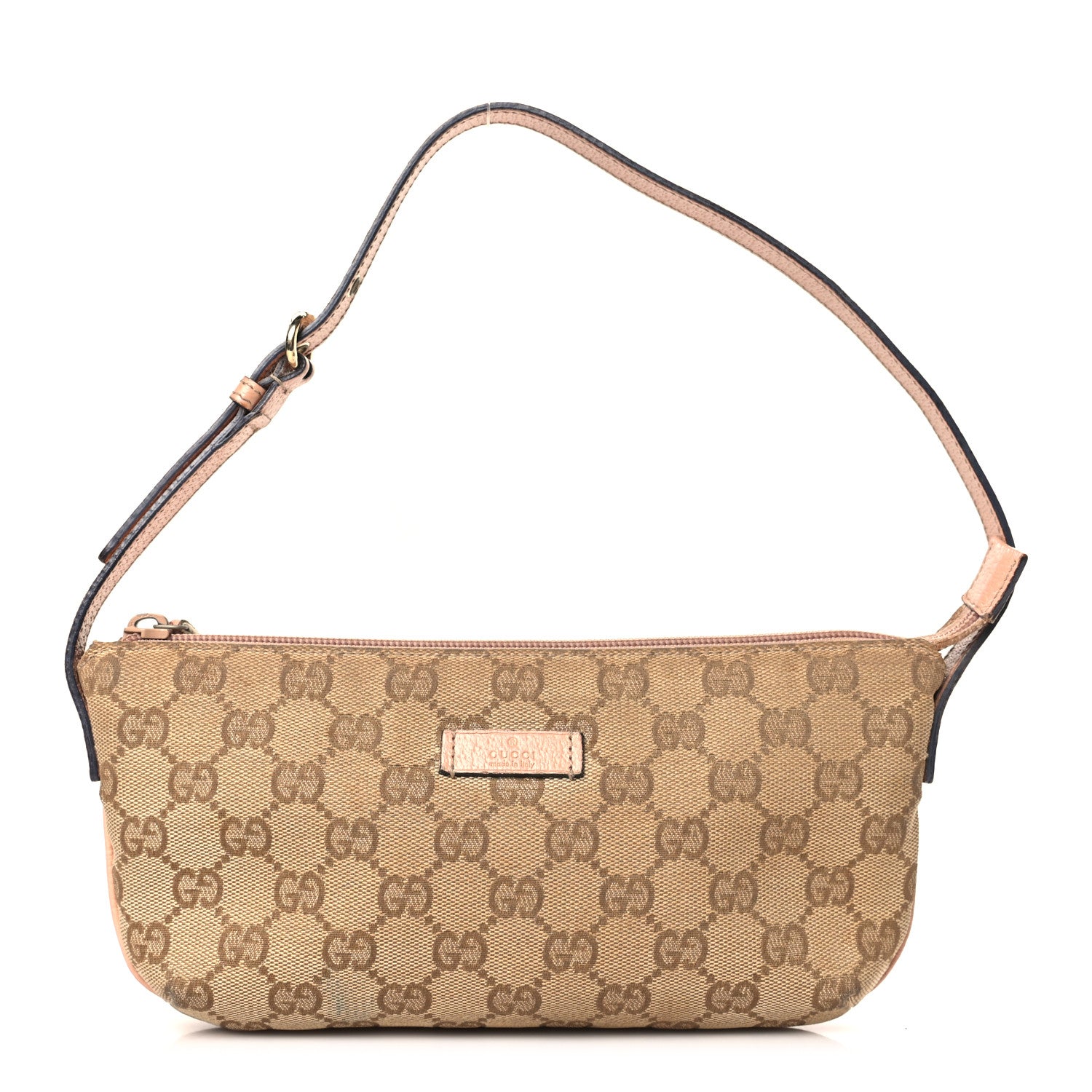 Gucci Monogram Pretty Boat Pochette Pink 1 of 12