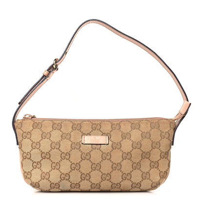 Gucci Monogram Pretty Boat Pochette Pink 1 of 12