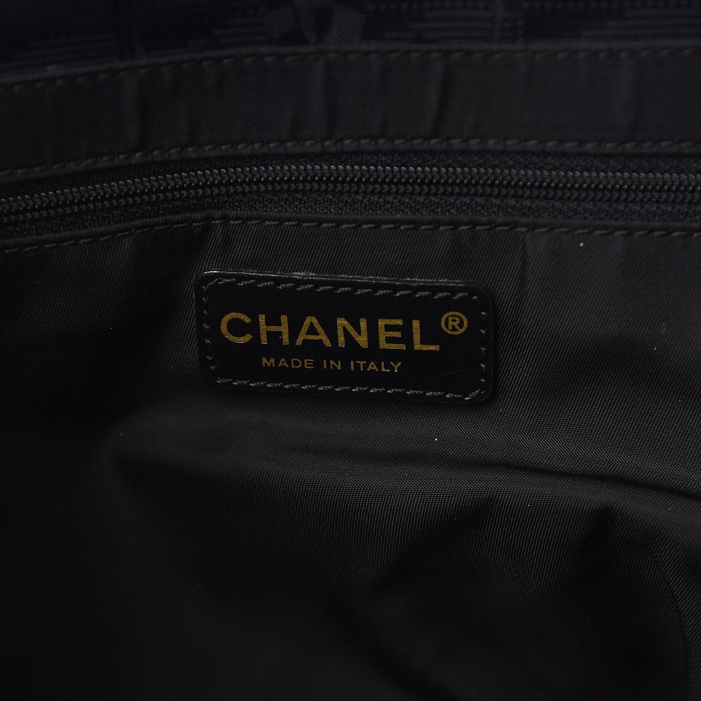 Nylon Large Travel Tote Black
