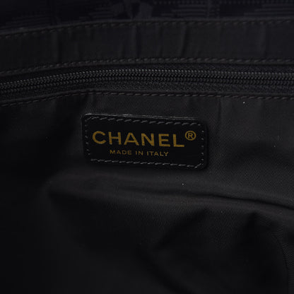 Chanel Nylon Large Travel Tote Black 8 of 9