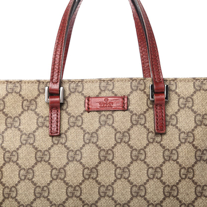 Gucci GG Plus Monogram Vertical Tote Red 10 of 10