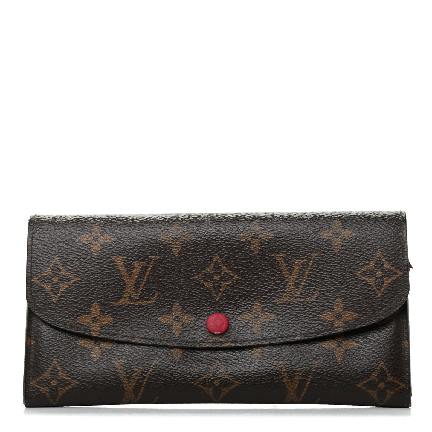 Monogram Emilie Wallet Red
