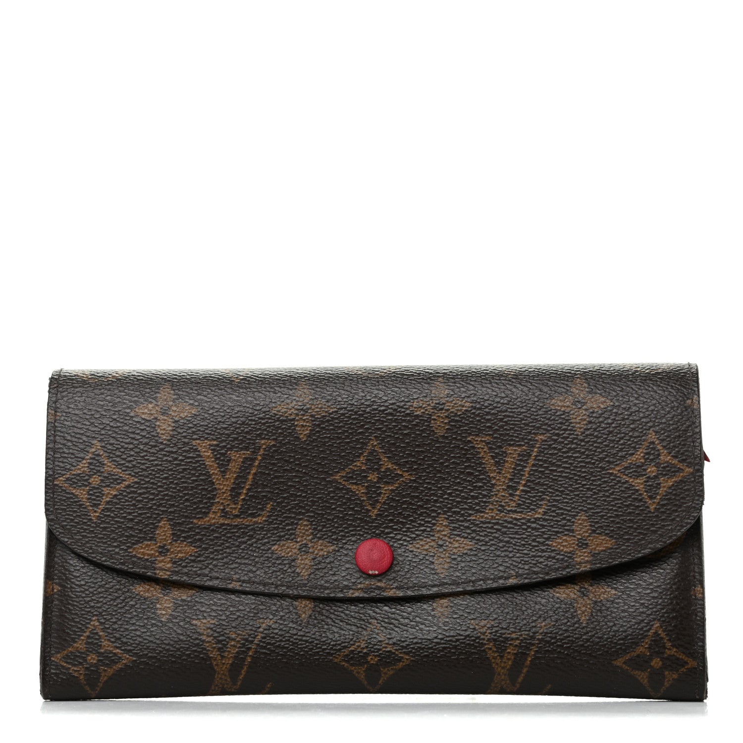 Louis Vuitton Monogram Emilie Wallet Red 1 of 7