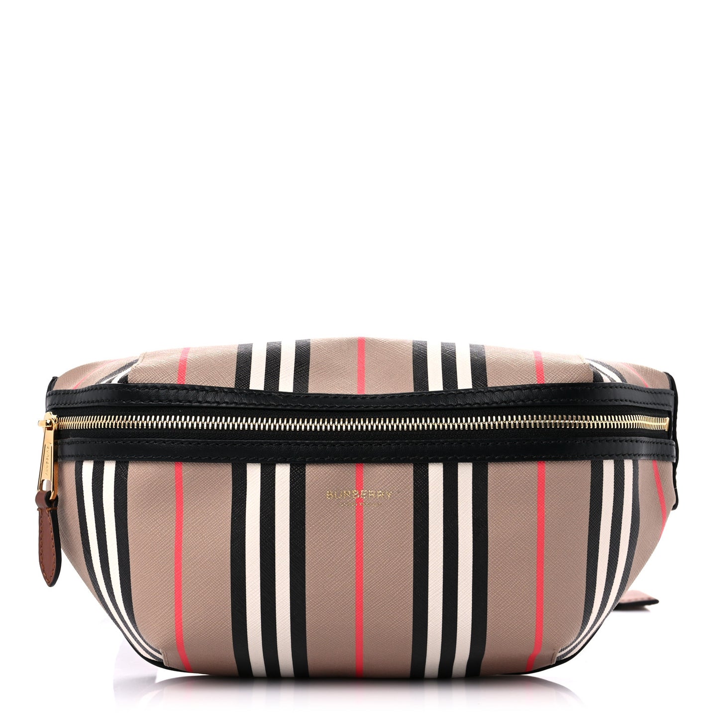 E-Canvas Icon Stripe Sonny Bum Bag Archive Beige