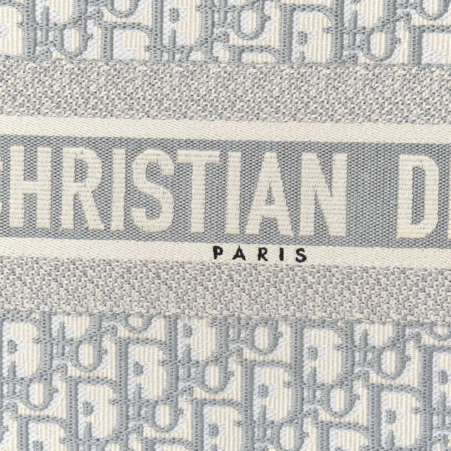 Christian Dior Oblique Medium Book Tote Grey 8 of 11