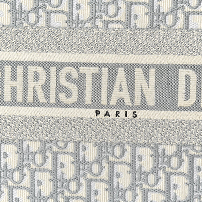 Christian Dior Oblique Medium Book Tote Grey 8 of 11