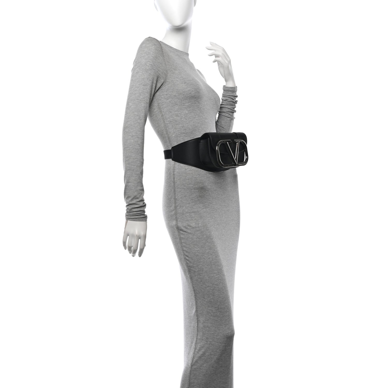 Valentino Garavani Calfskin Supervee Belt Bag Black 3 of 9