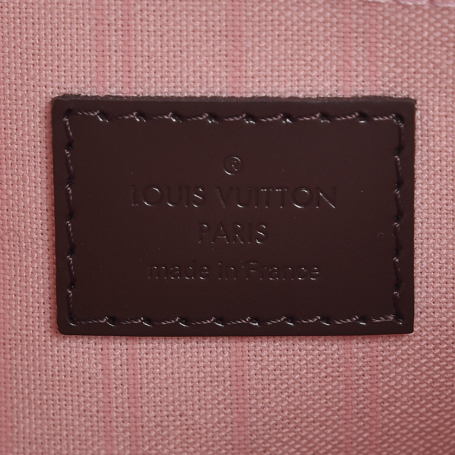 Louis Vuitton Damier Ebene Neverfull MM GM Pochette Rose Ballerine 6 of 7