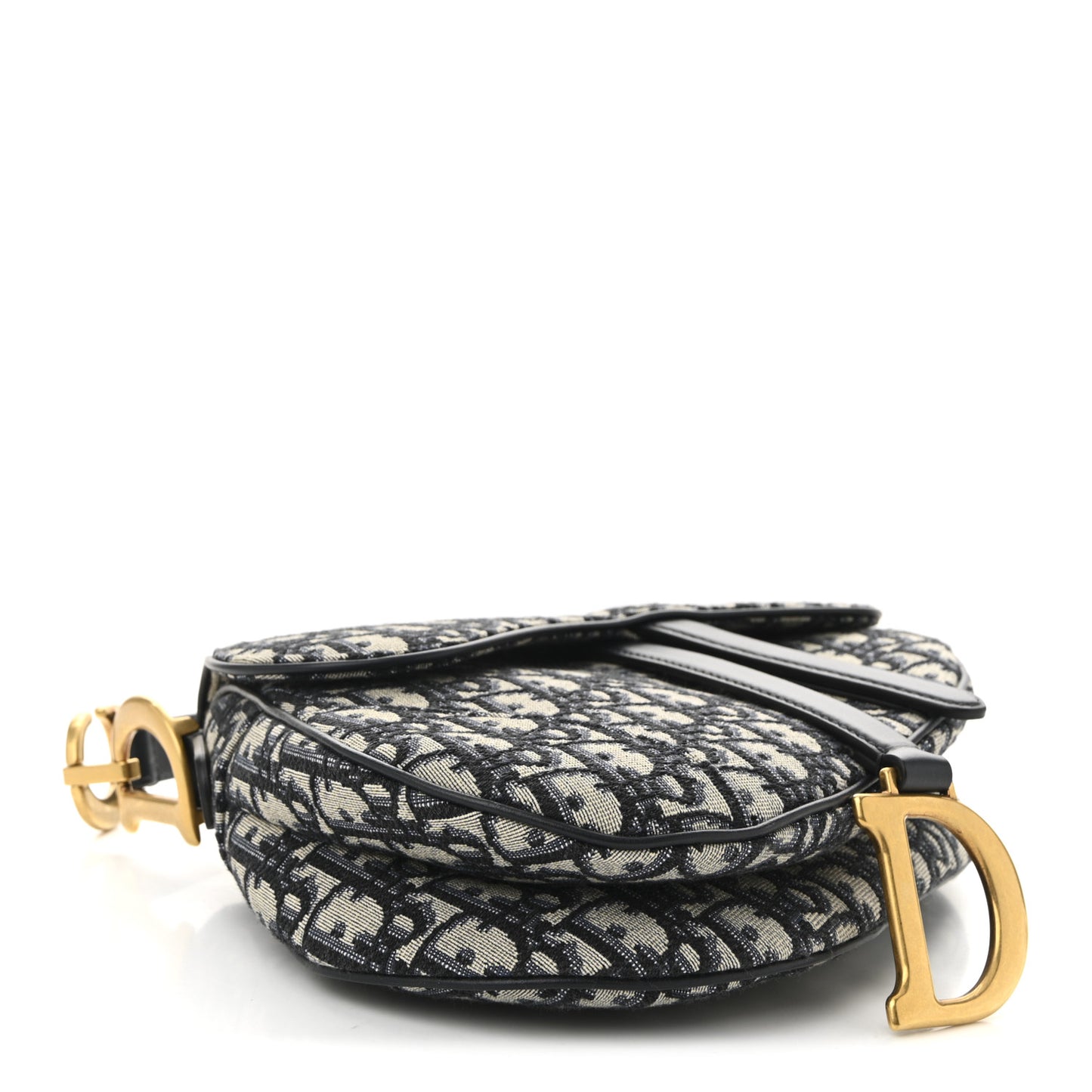 Oblique Saddle Bag Blue