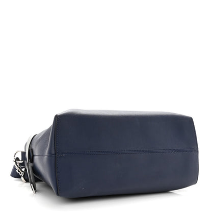 Fendi Vitello Dolce 4 Color Medium By The Way Boston Bag Blueberry Perla Multicolor 4 of 11