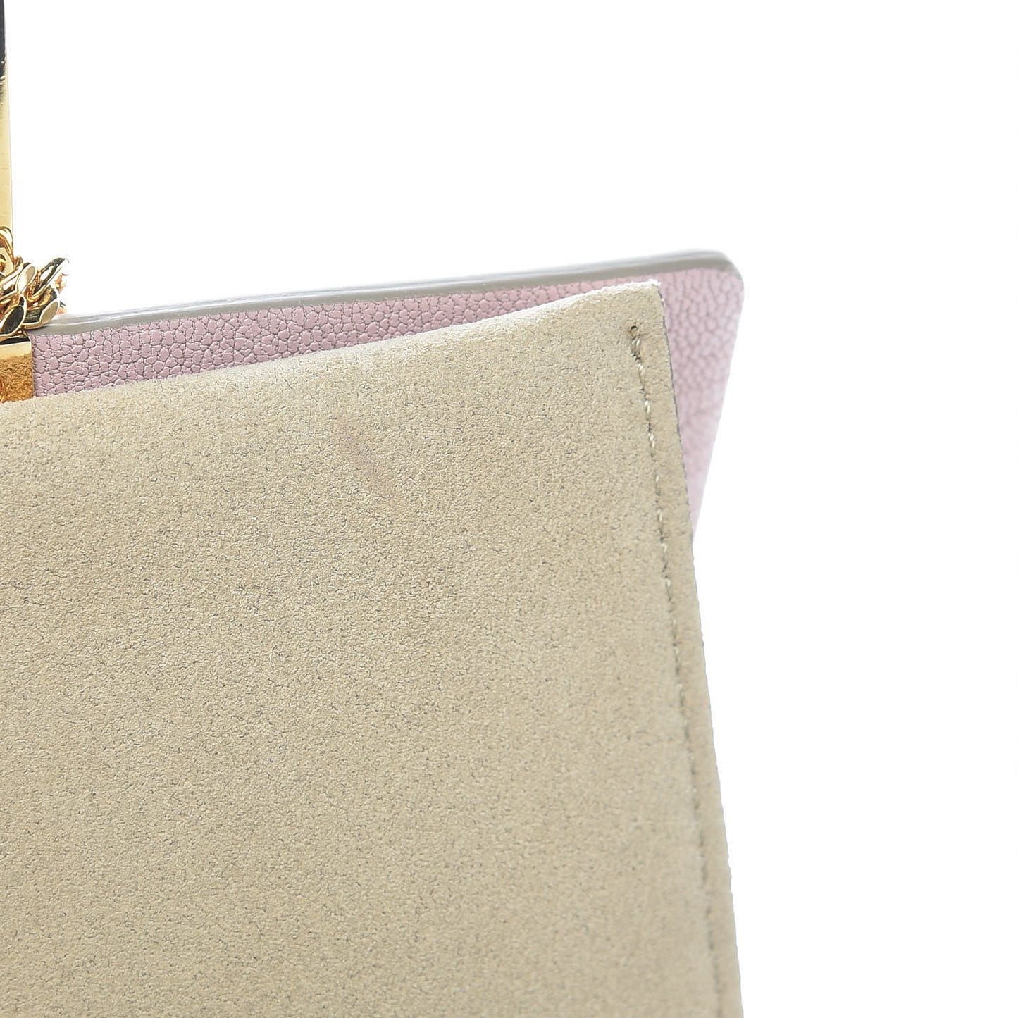 Grained Lambskin Mini Drew Shoulder Bag Ideal Blush