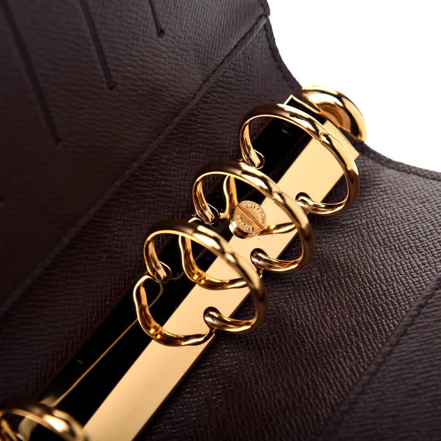 Damier Ebene Medium Ring Agenda Cover