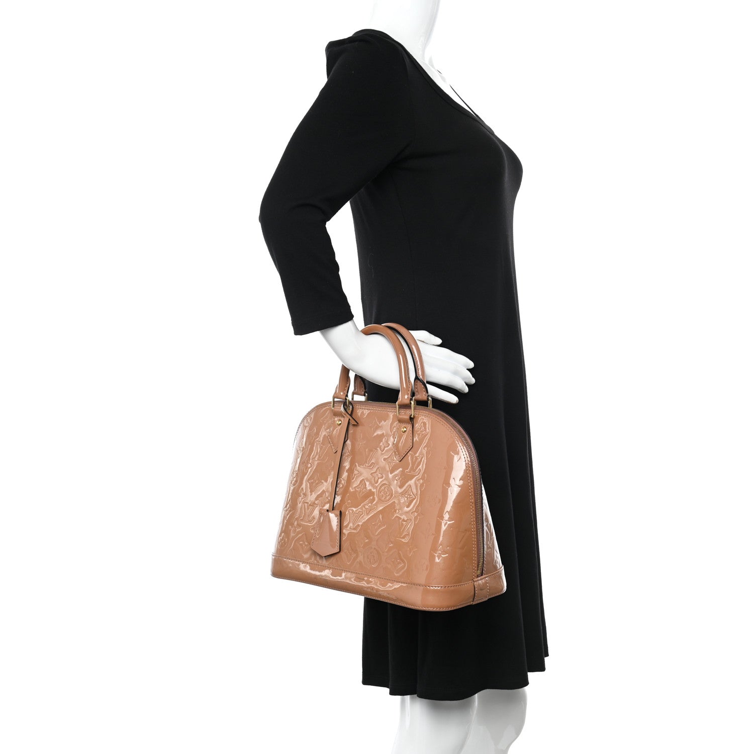 Louis Vuitton Vernis Alma PM Rose Velours 2 of 12