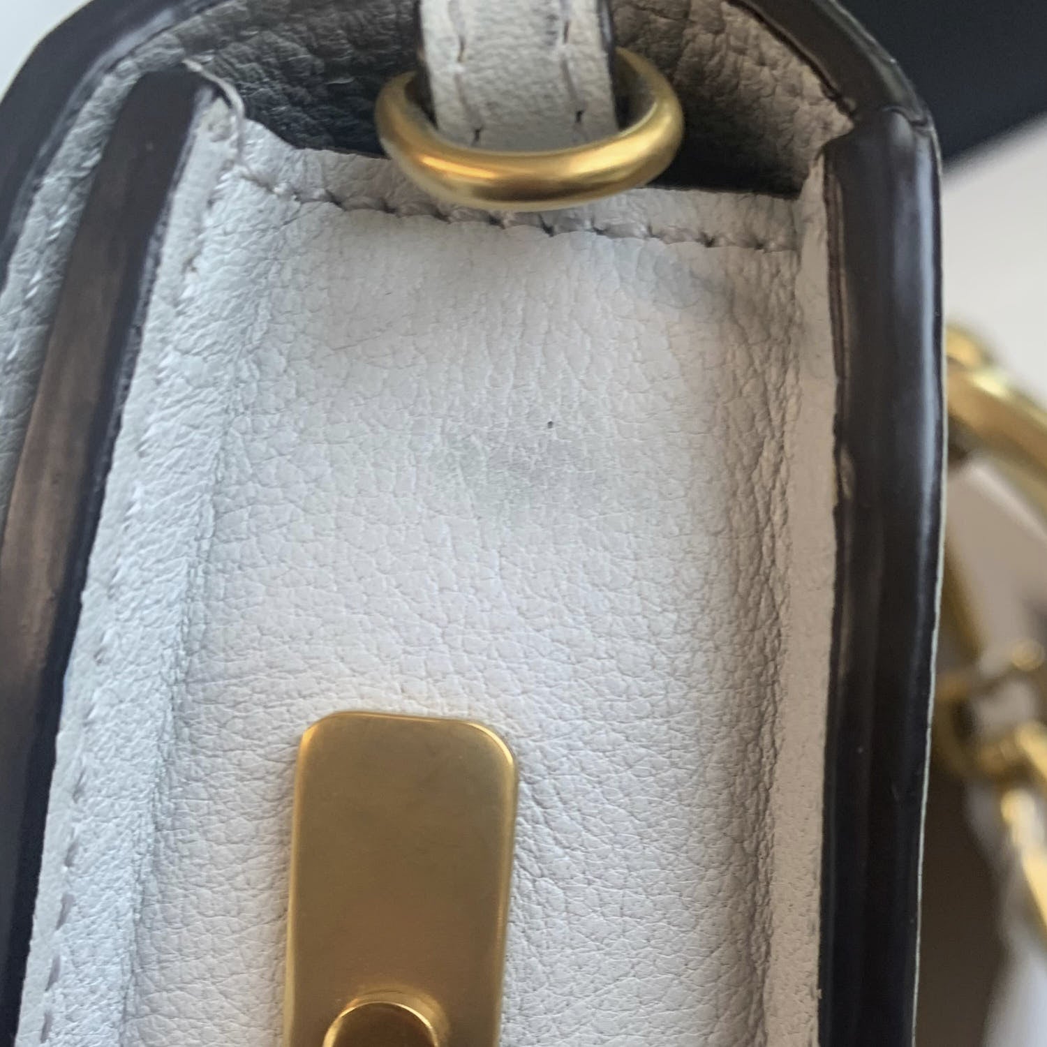 Chloe Calfskin Small Nile Bracelet Minaudiere Bag Airy Grey 13 of 15