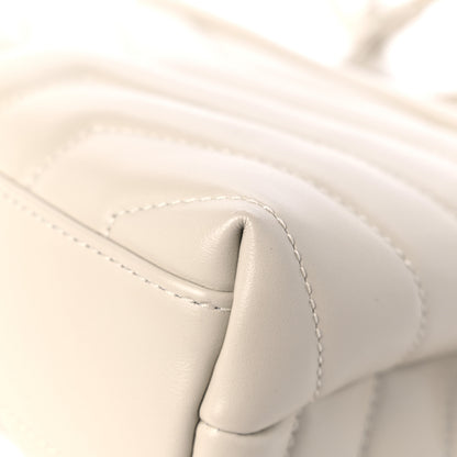 Saint Laurent Calfskin Y Quilted Monogram Toy Loulou Crossbody Bag Crema Soft 12 of 13