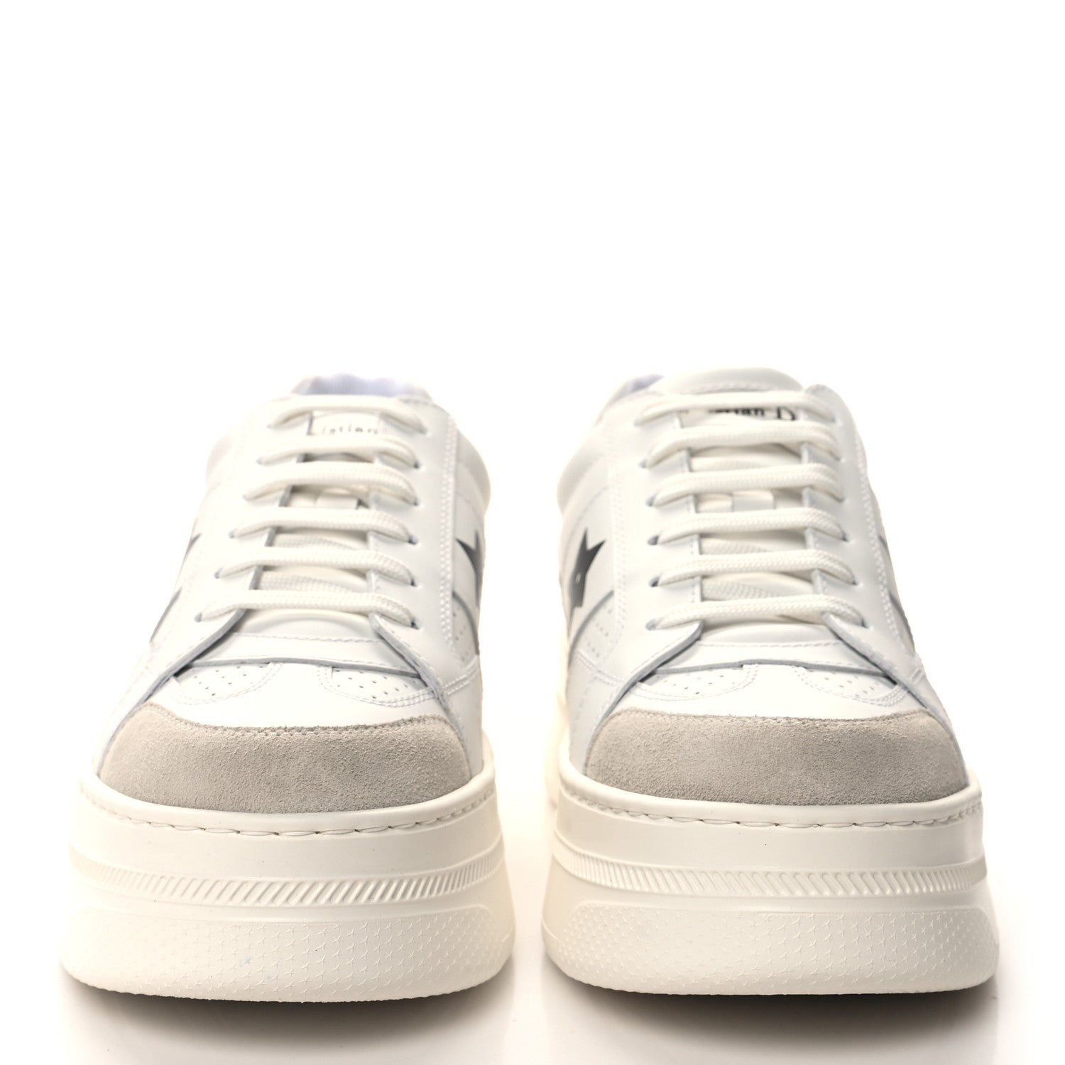 Christian Dior Calfskin Suede Dior Star Ors Platform Sneakers