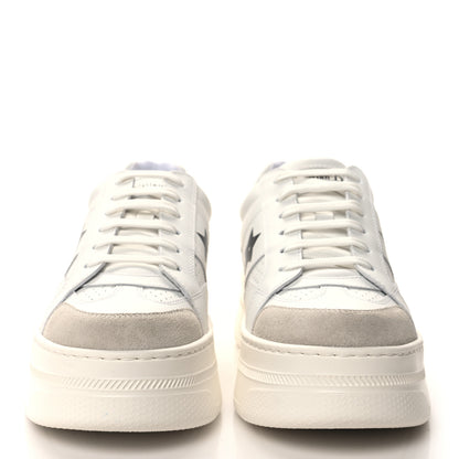 Christian Dior Calfskin Suede Dior Star Ors Platform Sneakers White Black 38.5 White Black 2 of 10