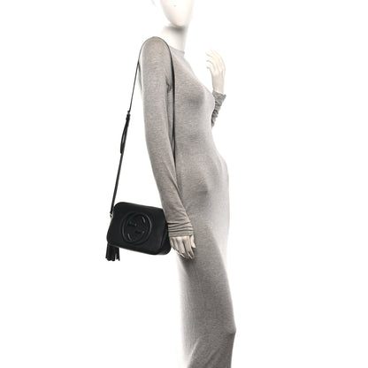Gucci Pebbled Calfskin Small Soho Disco Bag Black 2 of 10