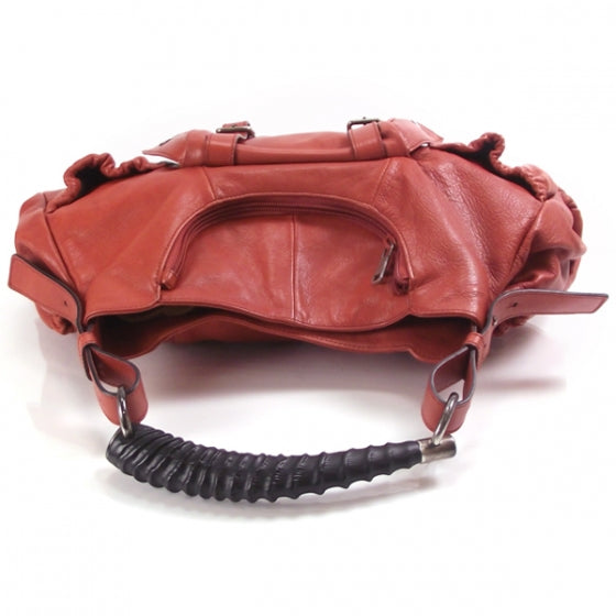 Leather Mombasa Horn Bag