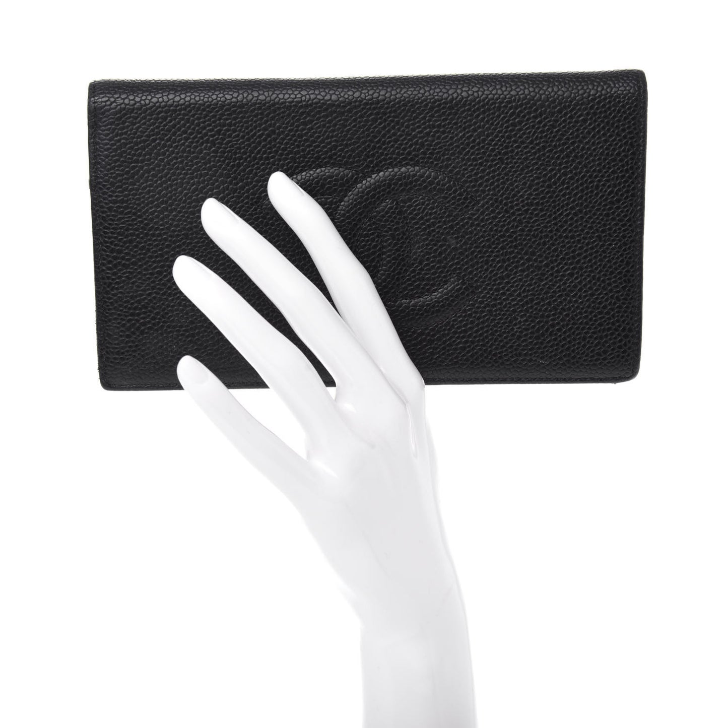 Caviar Timeless CC Yen Wallet Black