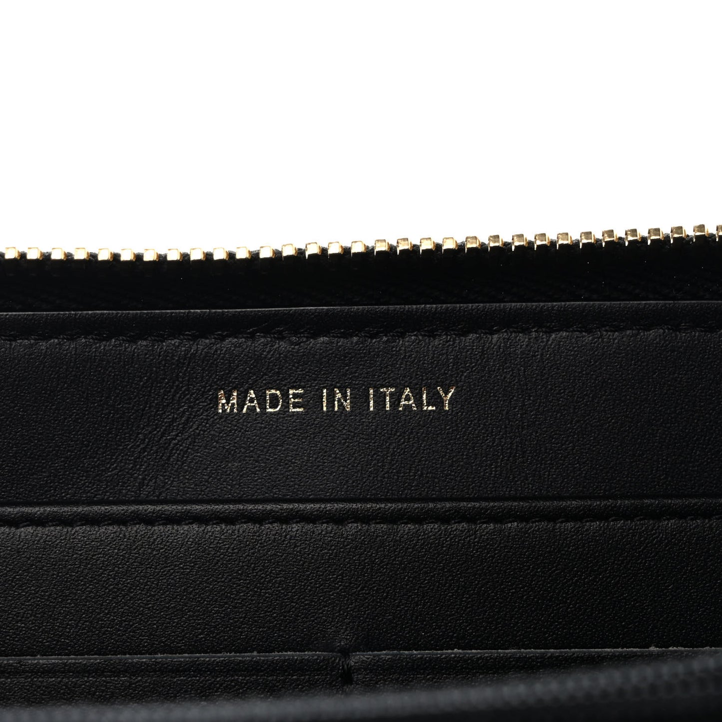 Aged Calfskin Quilted Lucky Charms 2.55 Reissue Zip Around Long Wallet Black