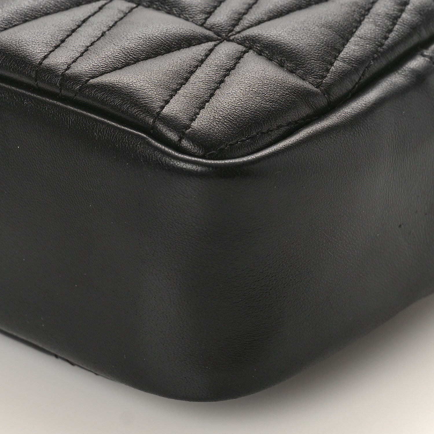 Versace Nappa Quilted Virtus Shoulder Bag Black 8 of 8