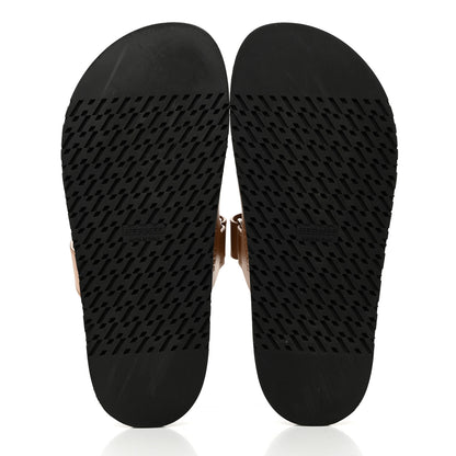 Hermes Calfskin Womens Chypre Sandals 39 Naturel 5 of 10