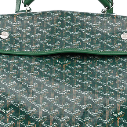 Goyard Goyardine Saint Leger Soft Briefcase Backpack Green 8 of 10