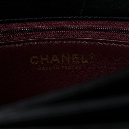 Chanel Lambskin Quilted Medium Trendy CC Flap Dual Handle Bag Black 6 of 16